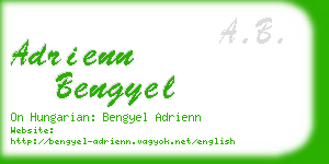 adrienn bengyel business card